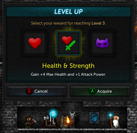 Tallowmere 2 – Health & Strength – Demon Statue reward